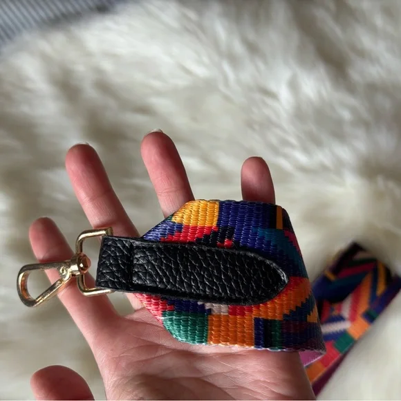 Wide Colorful Patterned Bag Strap - Picture 6 of 13